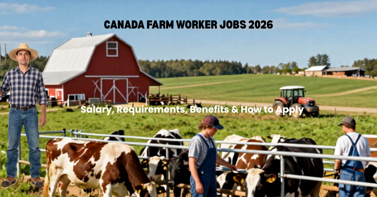 Dairy Farm Worker Jobs in Canada 2026